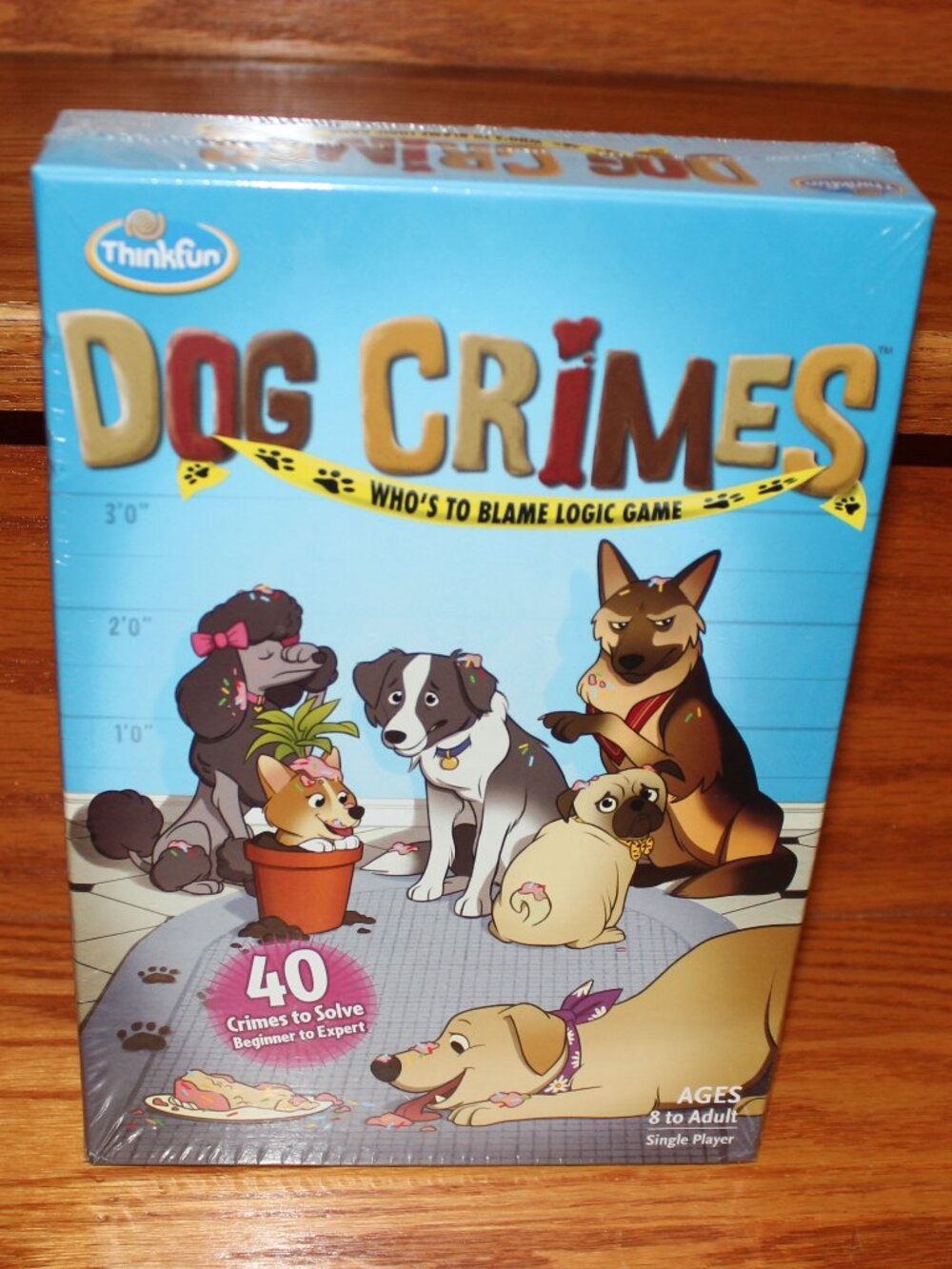 3/$55❤️Dog Crimes Who's To Blame Logic Game ThinkFun Brainteaser 40 Dog Crimes T